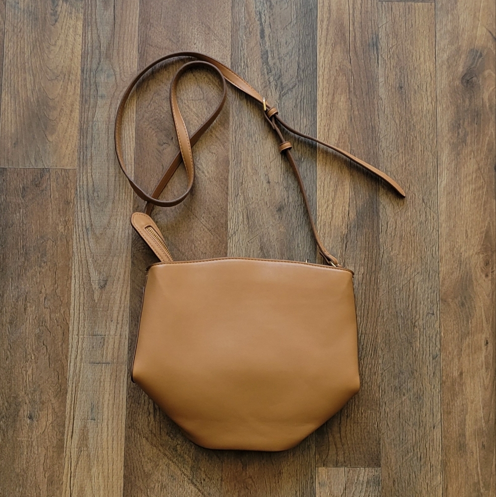 A New Day Tan Bucket Bag